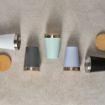 Picture of Don Travel Cup rSS and Bamboo lid 400ml. Double wall