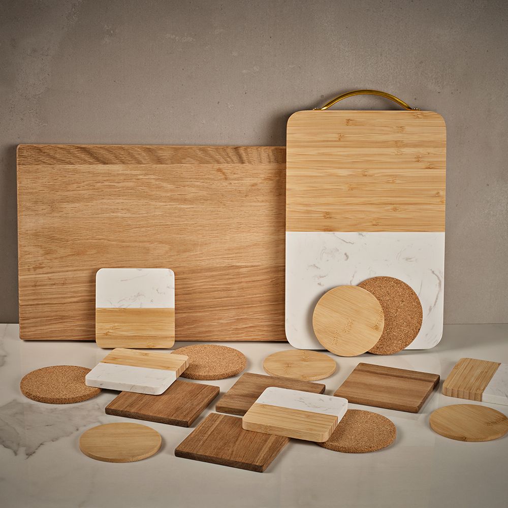 Picture of Christo Coasters Bamboo. Set of 4