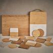 Picture of Christo Coasters Bamboo. Set of 4