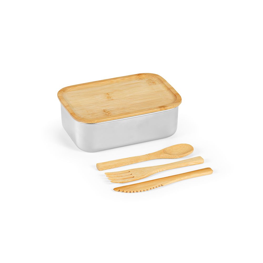 Picture of Warhol Lunchbox rSS 740ml with Bamboo lid and cutlery