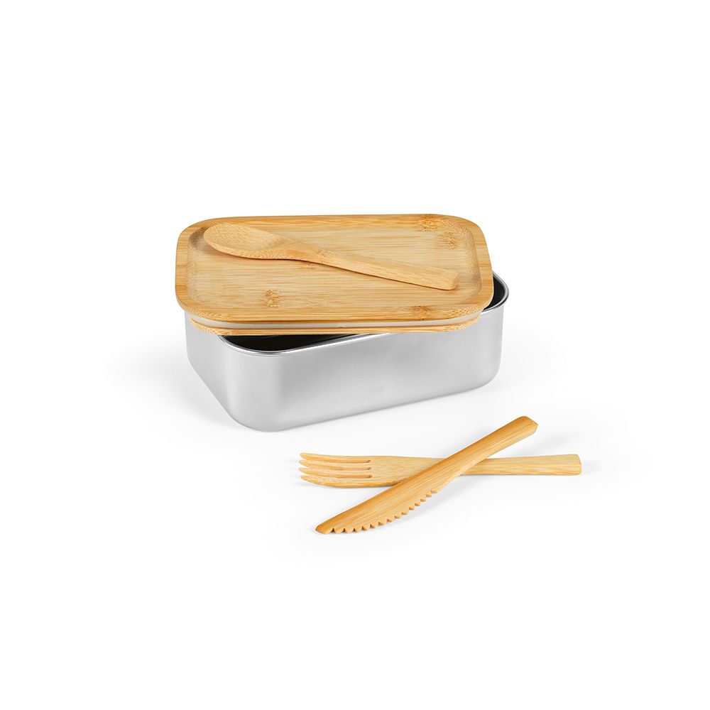 Picture of Warhol Lunchbox rSS 740ml with Bamboo lid and cutlery