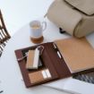 Picture of Kafka A4 Folder Cork. 64 FSC sheet notepad and elastic closure