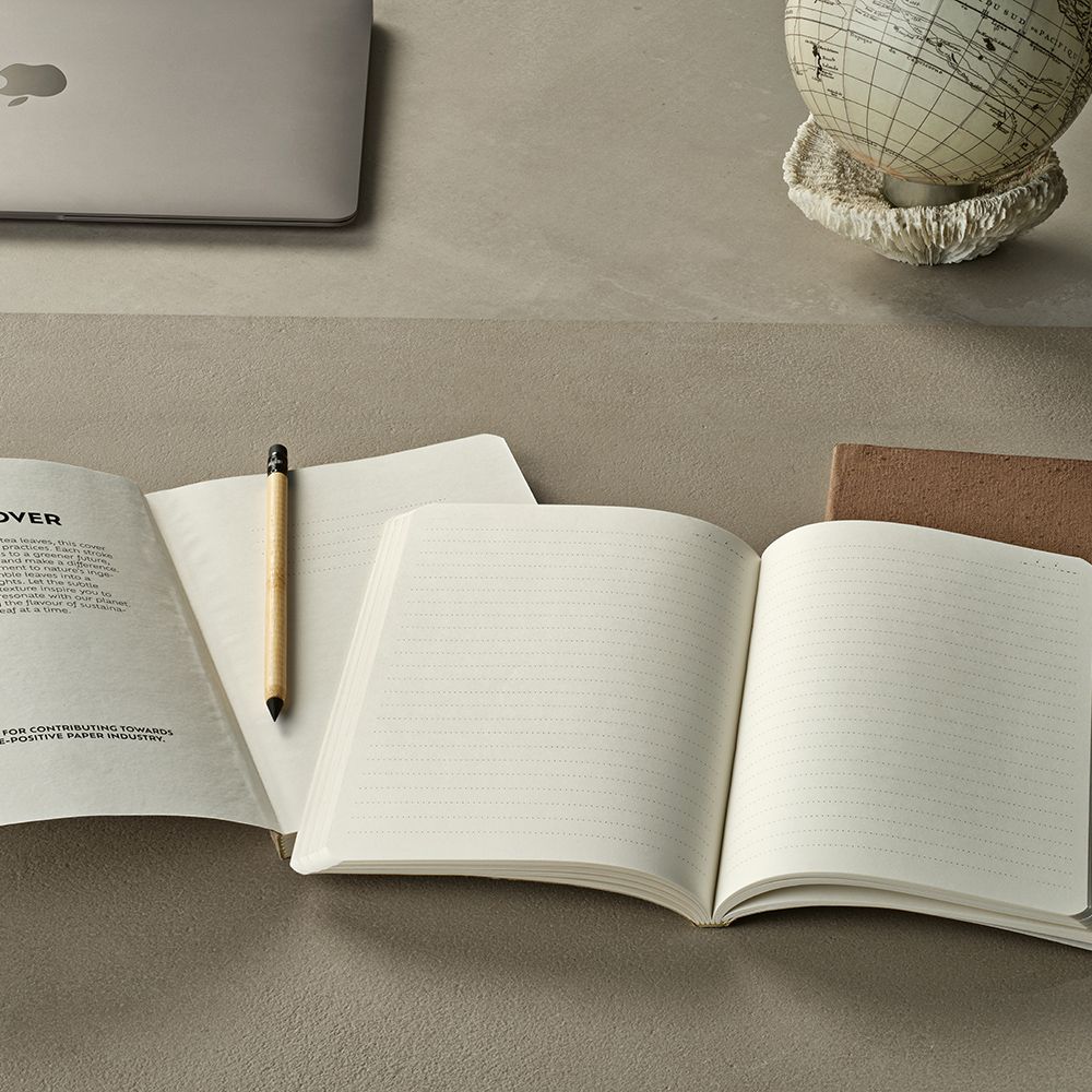 Picture of Fitzgerald A5 Notebook Coconut Husk. 80gsm recycled 196 pages