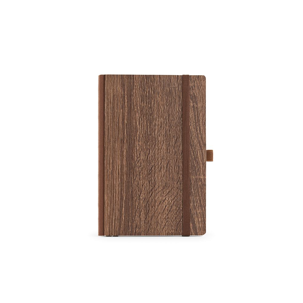 Picture of Steinbeck A5 Notebook Woodgrain cover. 70gsm FSC 196 pages