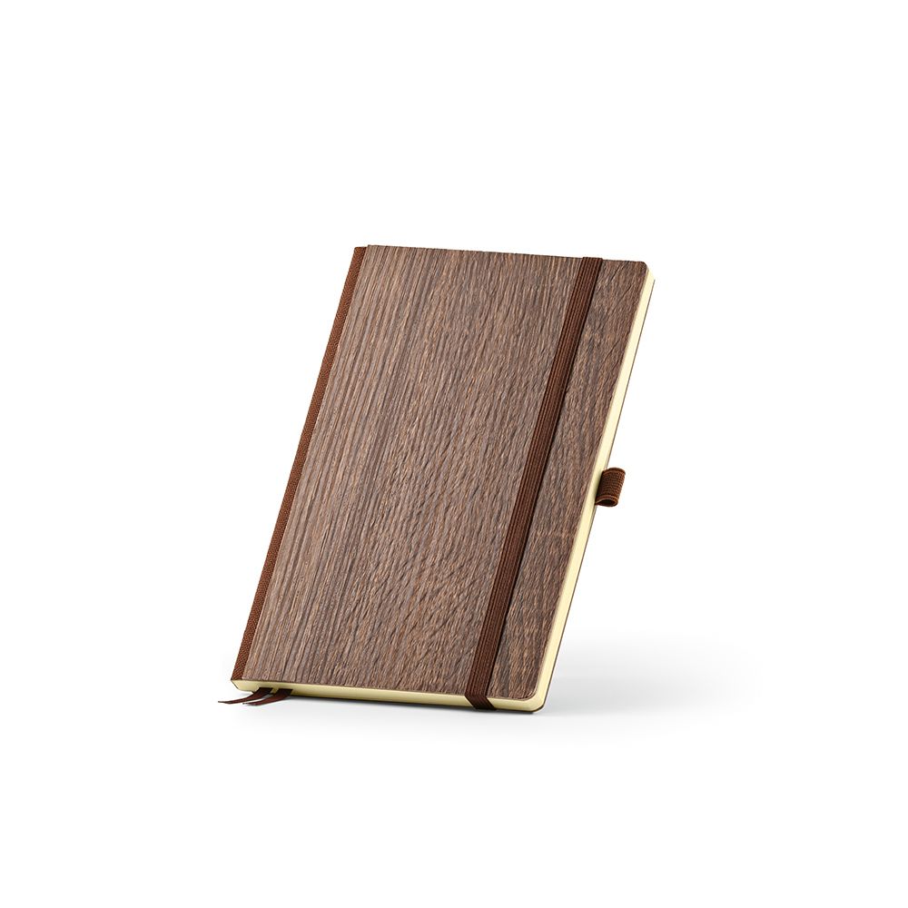 Picture of Steinbeck A5 Notebook Woodgrain cover. 70gsm FSC 196 pages