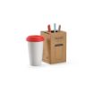 Picture of Tagus Travel Cup Ceramic 330ml. Double wall with coloured lid