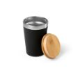 Picture of Don Travel Cup rSS and Bamboo lid 400ml. Double wall