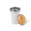 Picture of Don Travel Cup rSS and Bamboo lid 400ml. Double wall