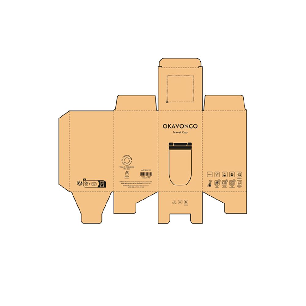Picture of Okavango Travel Cup rSS 430ml. Double wall and Leakproof