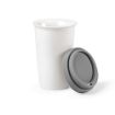 Picture of Tagus Travel Cup Ceramic 330ml. Double wall with coloured lid