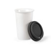 Picture of Tagus Travel Cup Ceramic 330ml. Double wall with coloured lid