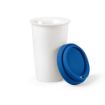 Picture of Tagus Travel Cup Ceramic 330ml. Double wall with coloured lid