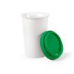 Picture of Tagus Travel Cup Ceramic 330ml. Double wall with coloured lid