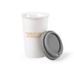 Picture of Tagus Travel Cup Ceramic 330ml. Double wall with coloured lid