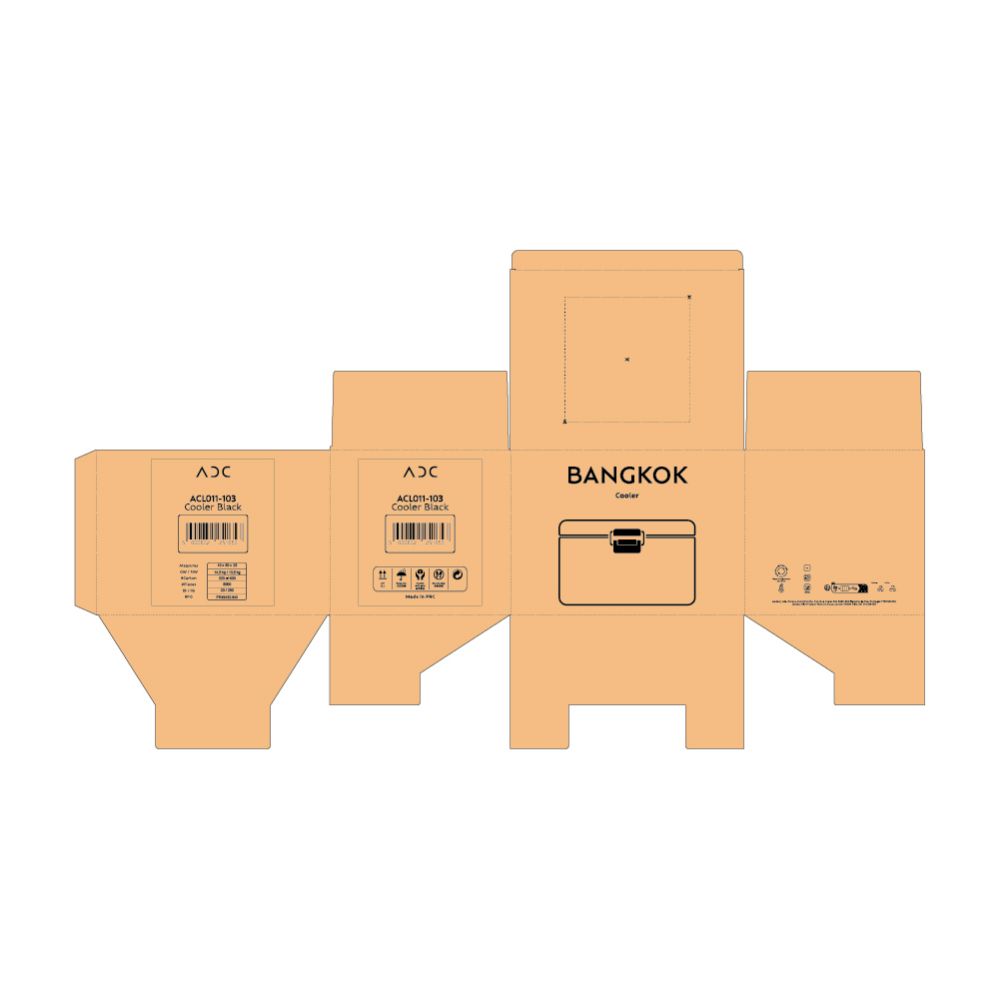 Picture of Bangkok Cooler 12L rPP. Pastel colours