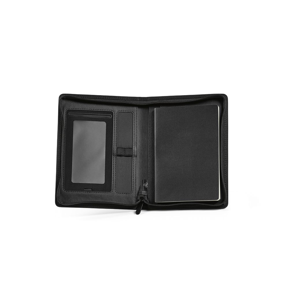 Picture of Orwell A5 Folder rPU. 64 FSC sheet notepad and zipper closure