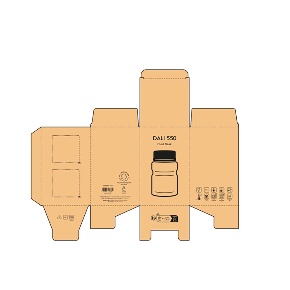 Picture of Dali 550 Food Flask rSS 570 ml. Double wall and foldable spoon