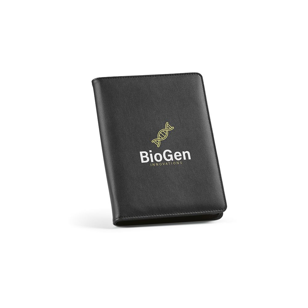 Picture of Orwell A5 Folder rPU. 64 FSC sheet notepad and zipper closure