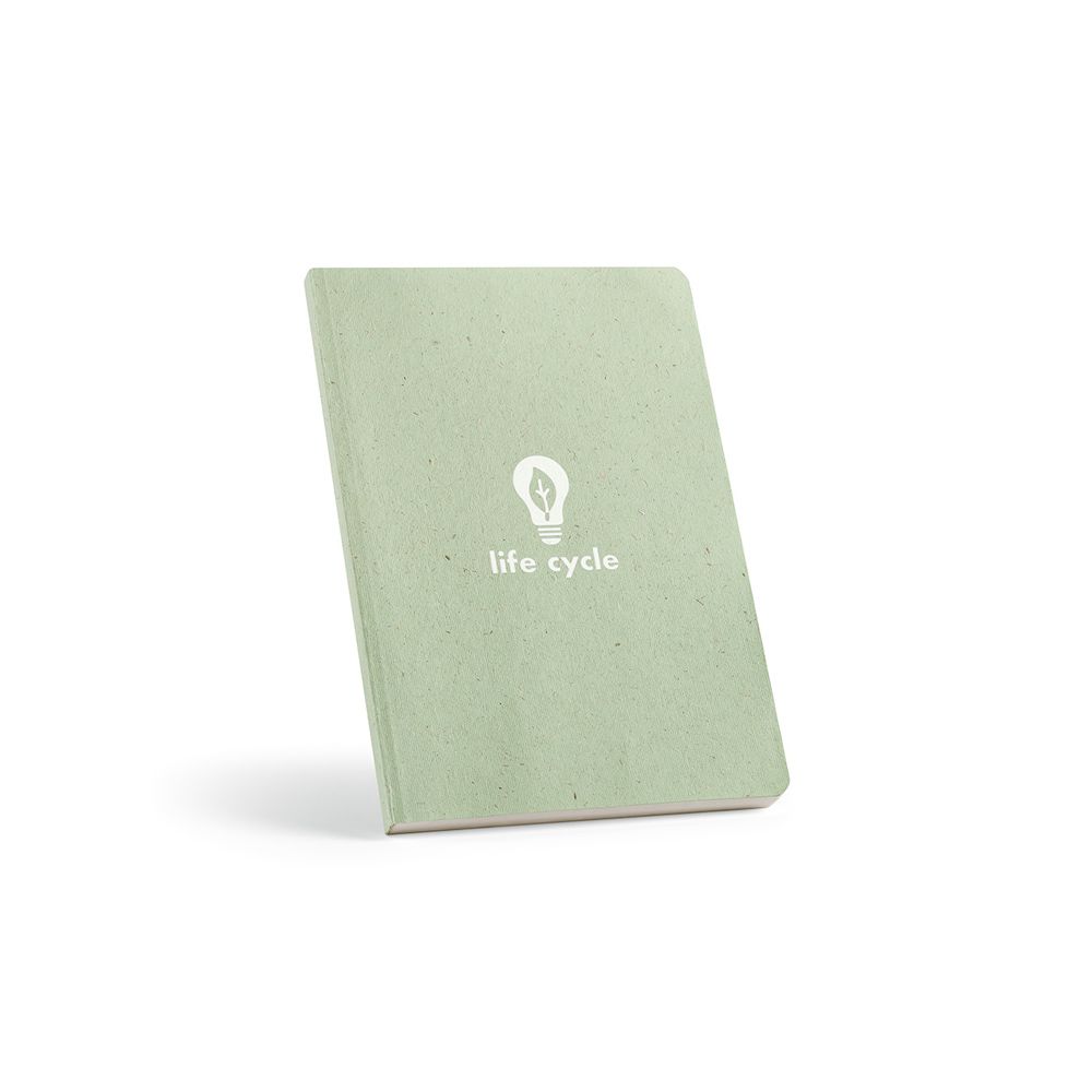 Picture of Dostoevsky A5 Notebook Lemongrass. 80gsm recycled 196 pages