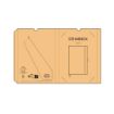 Picture of Steinbeck A5 Notebook Woodgrain cover. 70gsm FSC 196 pages