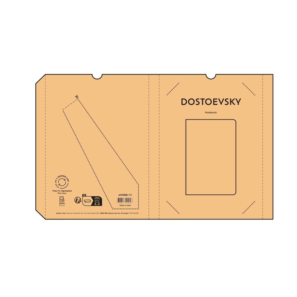 Picture of Dostoevsky A5 Notebook Lemongrass. 80gsm recycled 196 pages