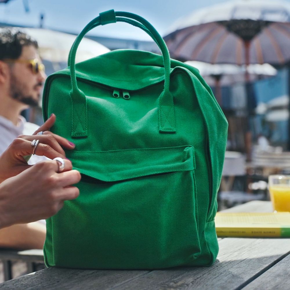 Picture of Stockholm Backpack 18L rCotton 450 gsm. rPET handles