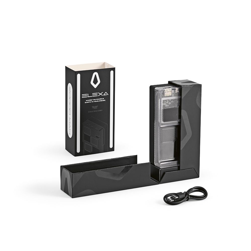 Picture of Elexa Powerbank rABS 20000mAh. 45W Charges laptop. LED Display