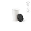 Picture of Tagus Travel Cup Ceramic 330ml. Double wall with coloured lid