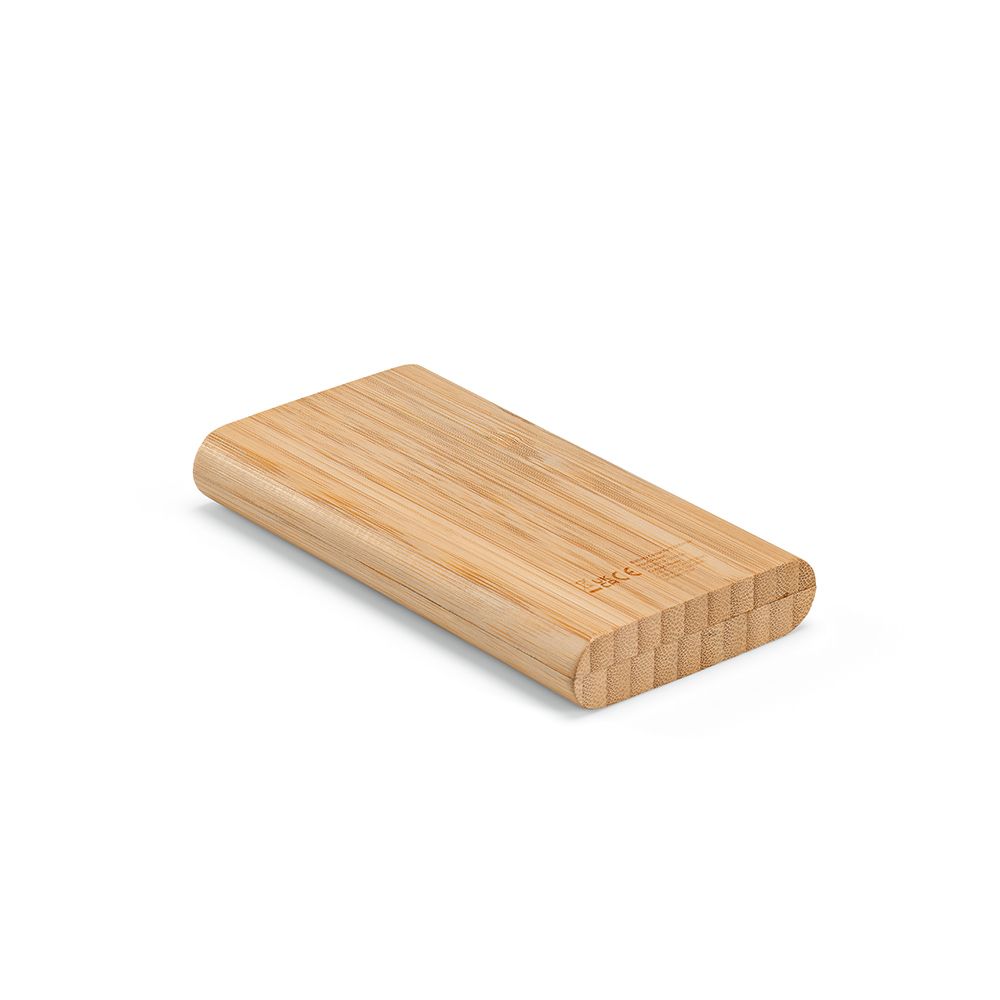 Picture of Pythagoras Powerbank Bamboo Battery 10000 mAh 