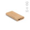Picture of Pythagoras Powerbank Bamboo Battery 10000 mAh 